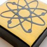 Atom Art Block- Modern Atomic-